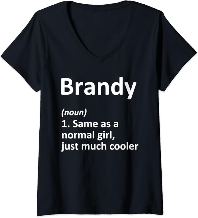 Womens BRANDY Definition Personalized Name Funny Birthday